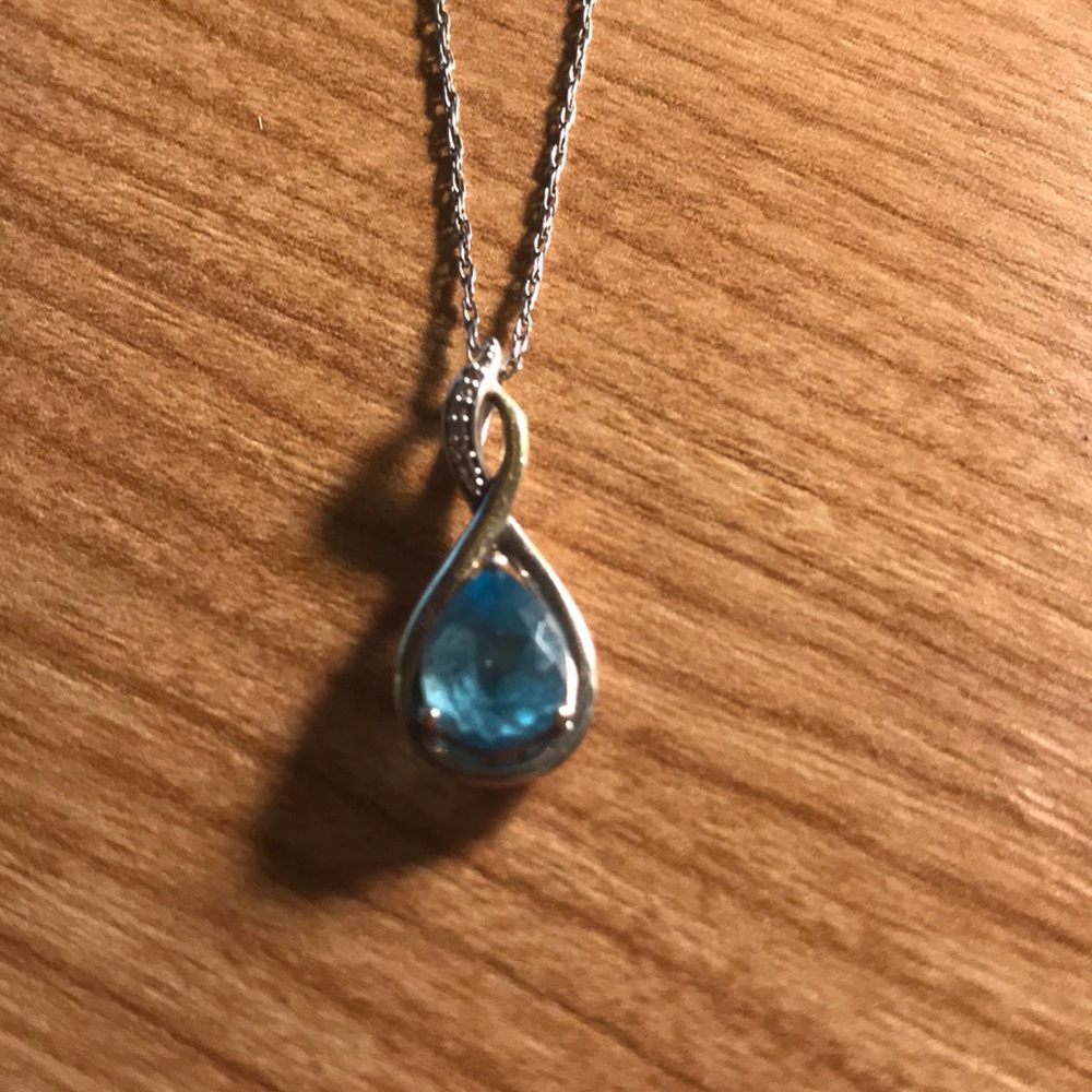 Blue Gem Necklace